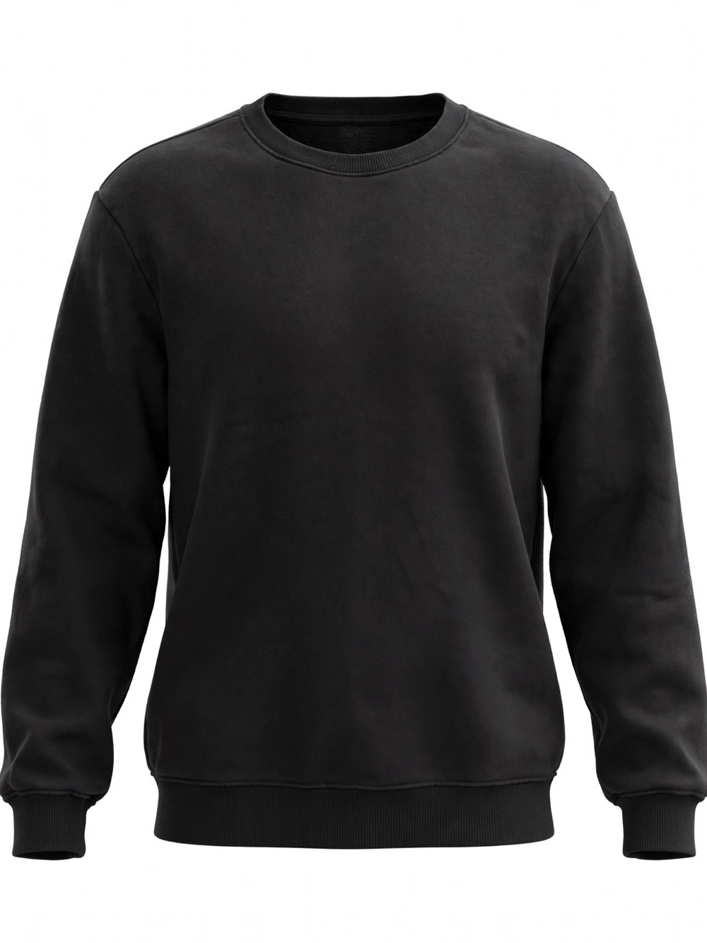 H&M Black Crewneck Sweater for Men